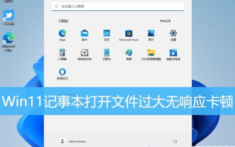win11txt文件打不开怎么办? Win11记事本打开文件过大无响应卡顿的解决办法