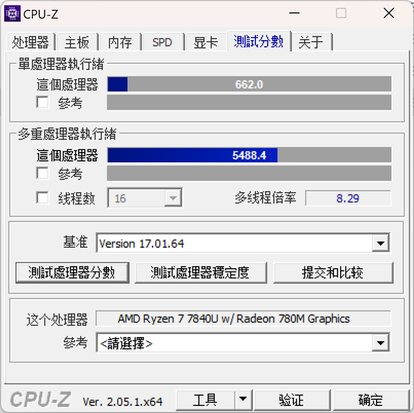 AMD锐龙7 8840U性能首曝：真的很马甲