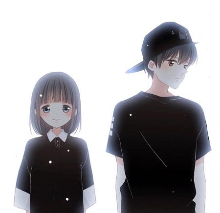 动漫情侣一男一女图片大全 爱与被爱都是一种运气