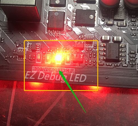 微星主板EZ Debug指示灯怎么判断开机点不亮故障