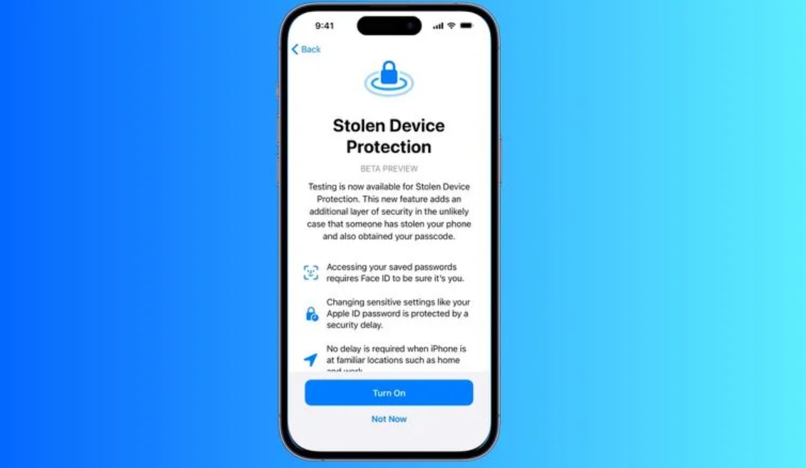 iOS17.3如何使用失窃设备保护功能 iOS17.3新增失窃设备保护功能使用方法