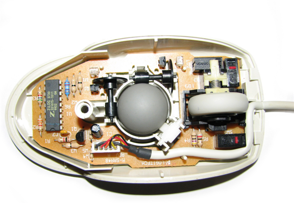 鼠标里的小球球 是什么时候消失的