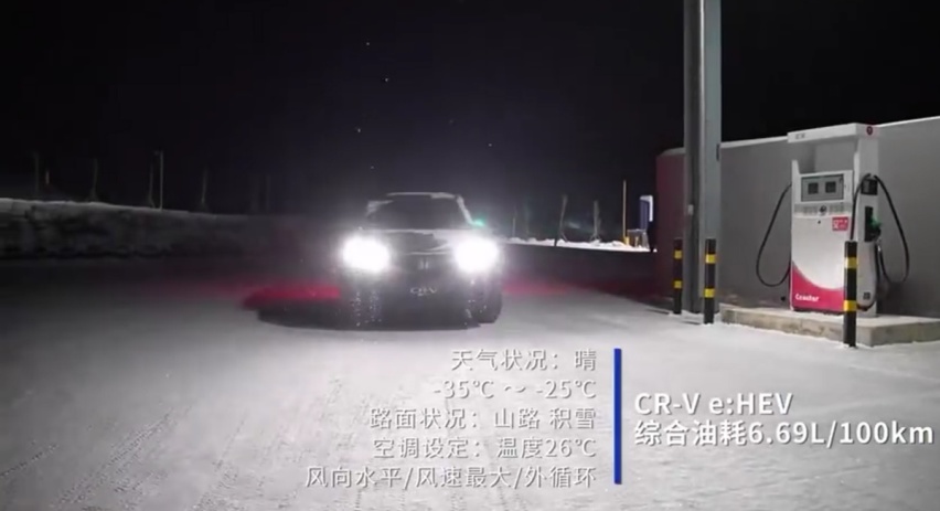 零下20℃牙克石照样撒欢 CR-V可比威兰达靠谱多了