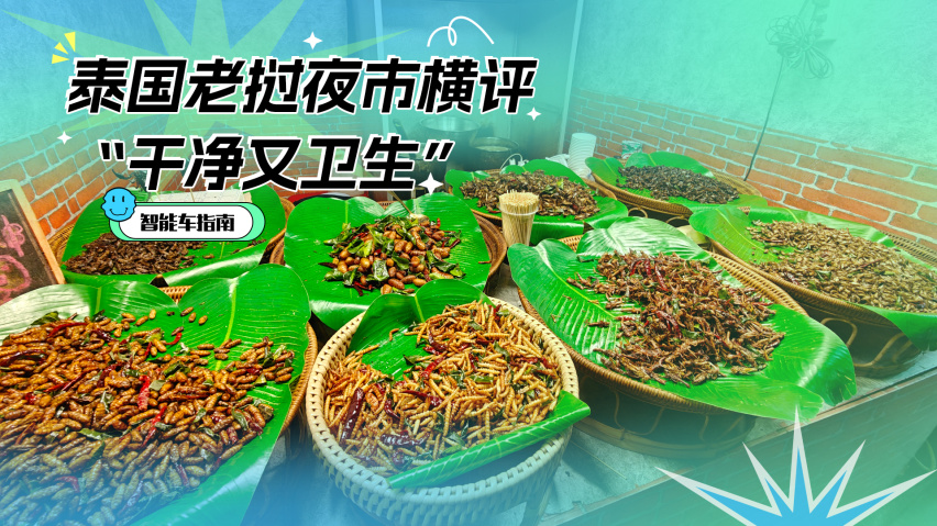 吃蚱蜢、吞墨鱼，开长安启源打卡东南亚夜市 | 智能车指南