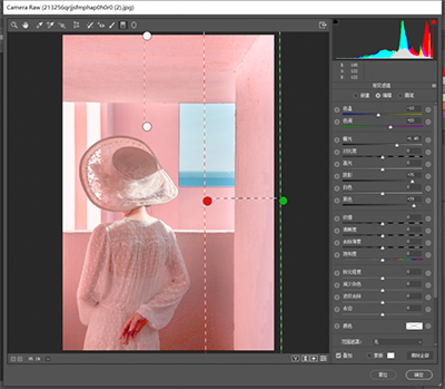 Photoshop调出粉色淡雅效果的室内人像