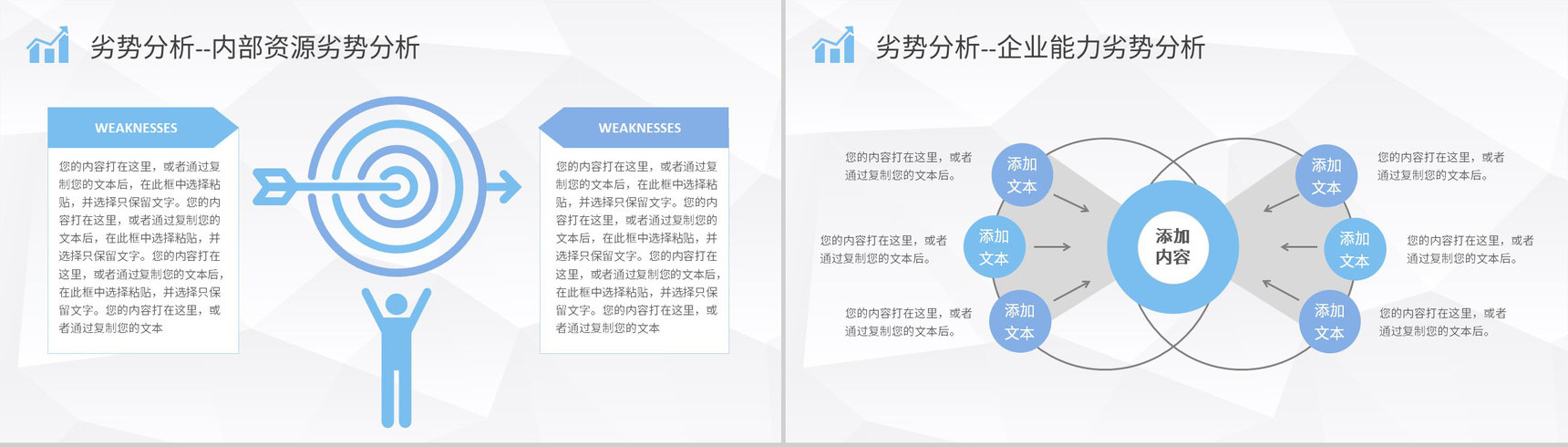 团队SWOT分析工作总结员工个人职业分析方法学习PPT模板
