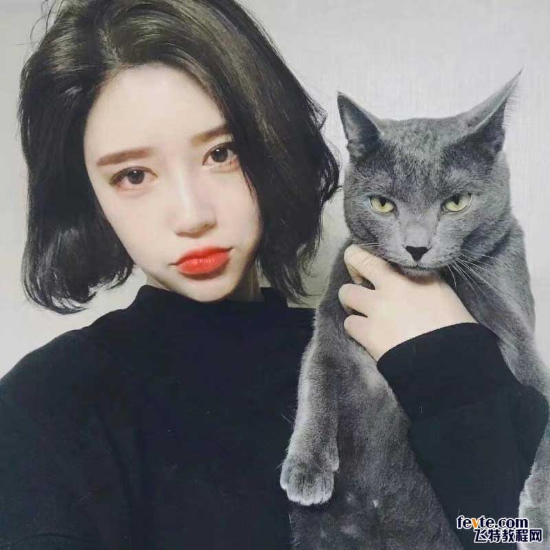 PS短发美女照片转手绘效果中头发的鼠绘教程 PS短发美女照片转手绘效果中头发的鼠绘教程