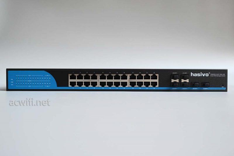 海思视讯hasivo S5800W-24GT-6SX-SE 网管交换机拆机测评