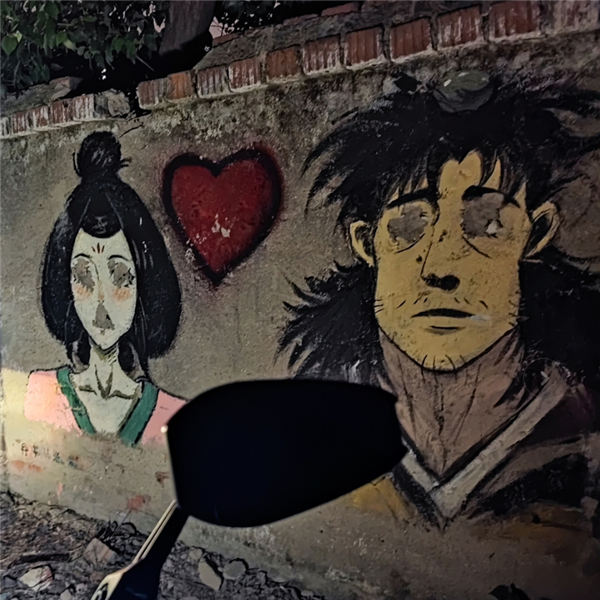 男子墙壁画申公豹被老人破坏 网友：果然人心中的成见就是一座大山