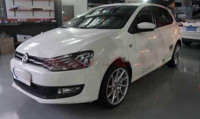 大众新polo轮毂改装图片，新polo改装17寸轮毂