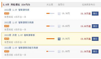 红旗hs5新款2022款价格suv成交价 2022款起步价格18.38万元(全款落地20万)