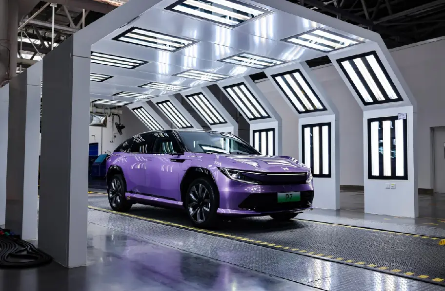 造更有乐趣的纯电动车 广汽本田全新纯电P7下线