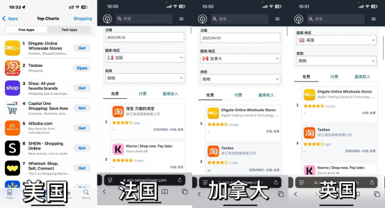 特朗普关税新政让淘宝海外爆火！冲上多国下载量榜首