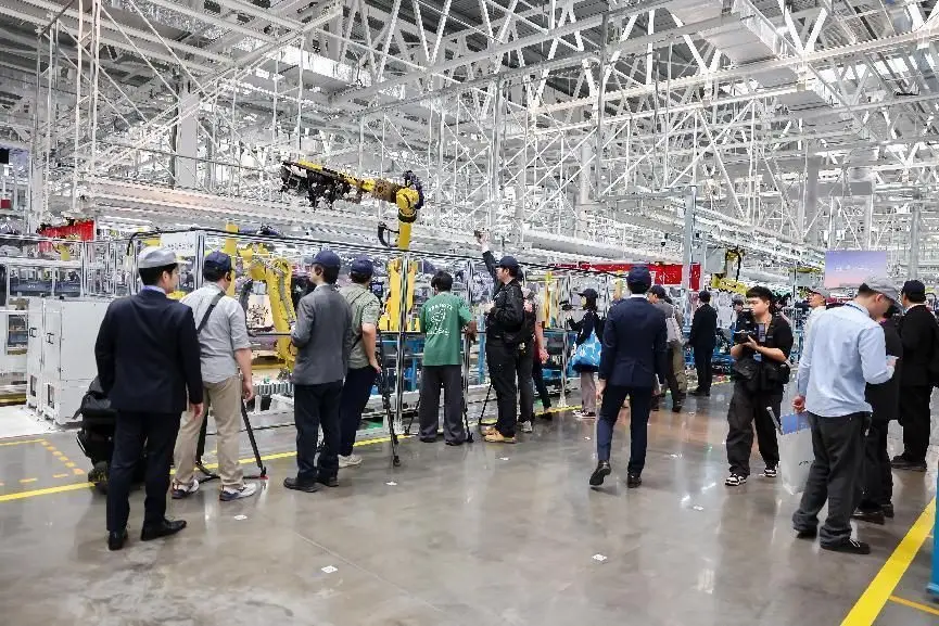 造更有乐趣的纯电动车 广汽本田全新纯电P7下线