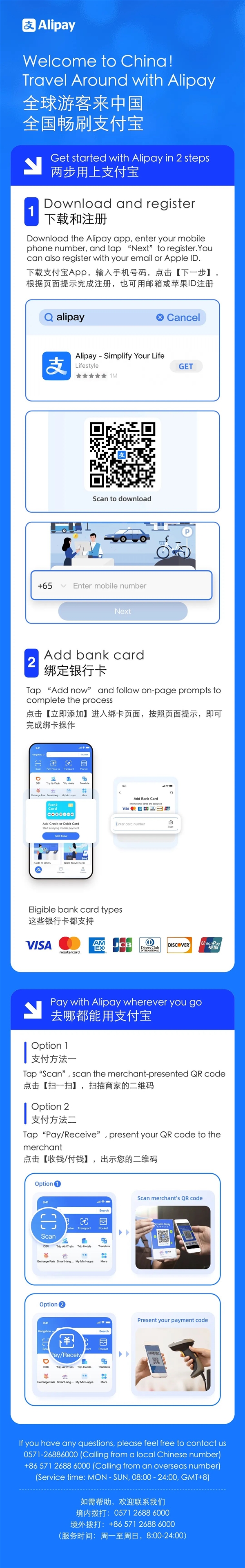外国游客来中国有三宝：免签、退税、支付宝