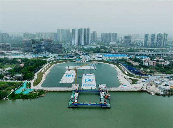 双向八车道设计！潭洲隧道首节沉管启动安装