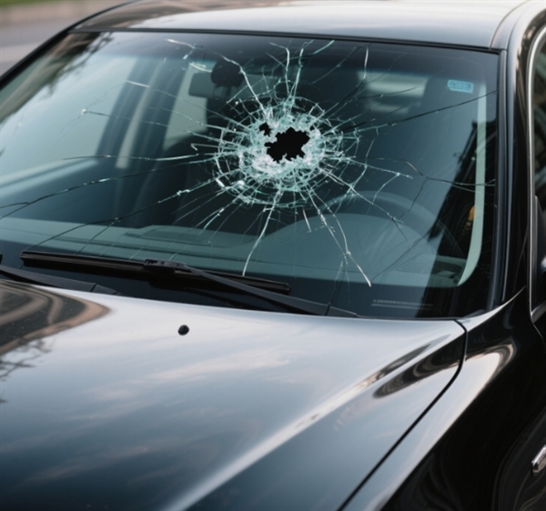 外卖员用弹弓专打电动车玻璃：只因网上说纯电车玻璃比较厚 网友怒斥必须严惩