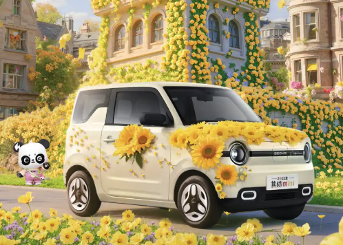 小姐姐很难不心动！吉利熊猫mini元气熊官图更新：4月15日上市