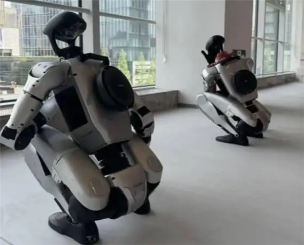 宇树机器人充电姿势过于可爱 网友直呼：亚洲蹲