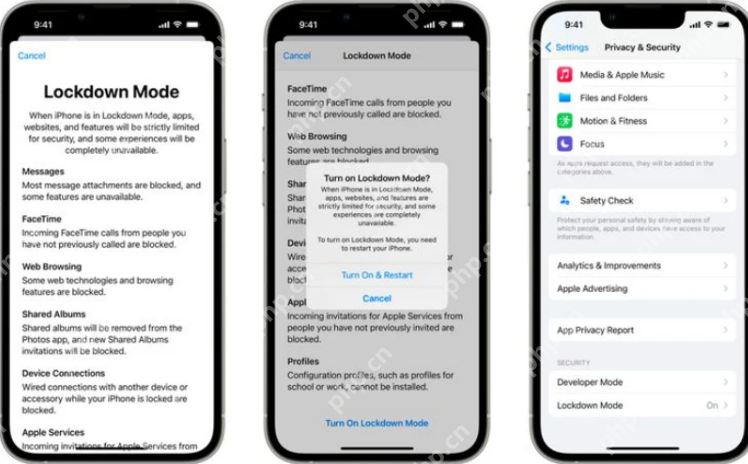 iOS16Lockdown模式怎么开启
