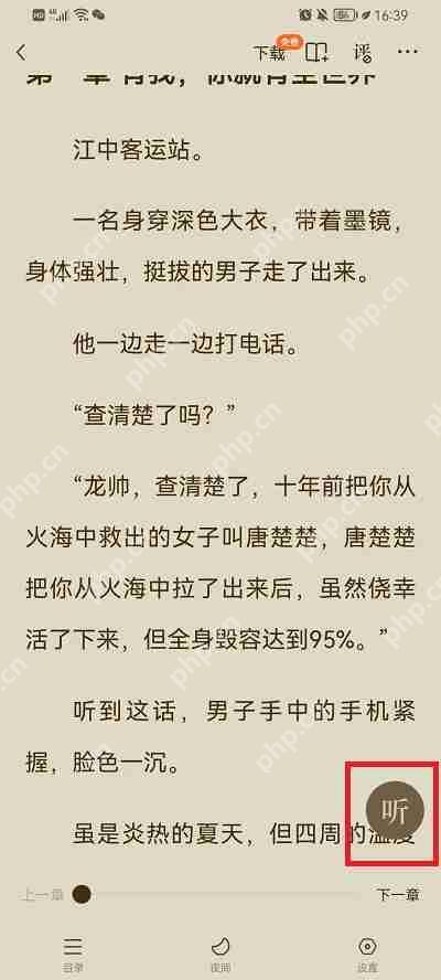 番茄小说怎么下载小说语音包