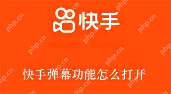 快手弹幕功能怎么打开