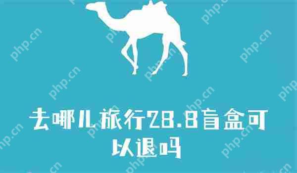 去哪儿旅行28.8盲盒可以退吗