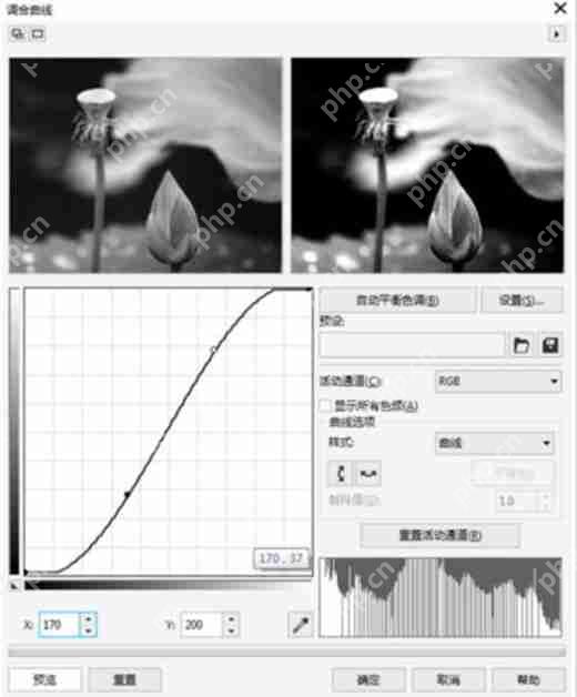 CorelDRAW怎么给图片添加水墨效果