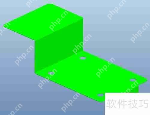 Pro/E钣金简化表示及展开工程图创建方法