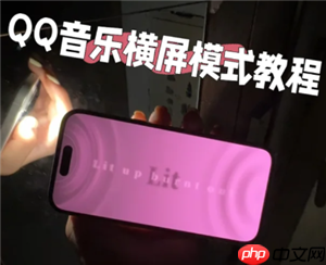 qq音乐横屏模式怎么设置 qq音乐横屏闪光灯怎么开