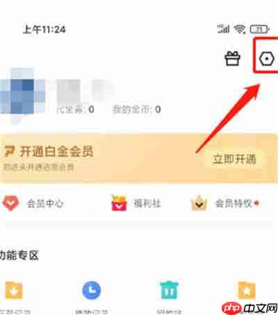 迅雷app怎么设置个性化图标