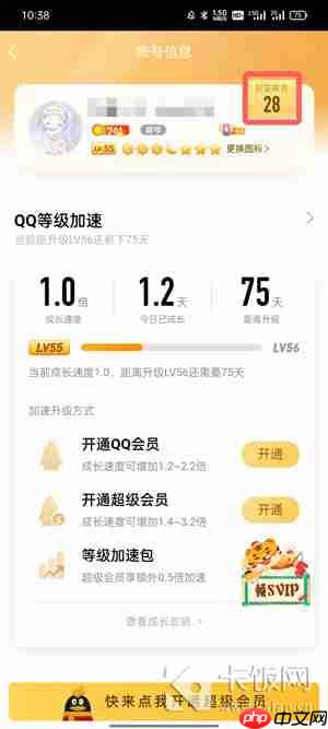 QQ等级排行榜在哪里看