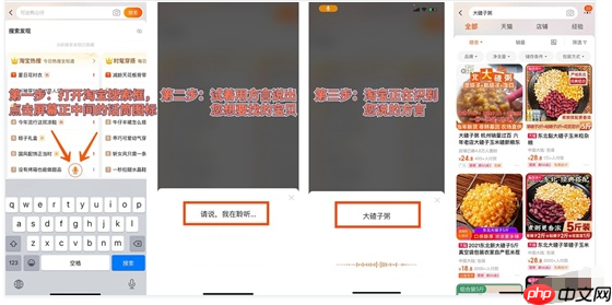 淘宝方言语音搜索功能怎么用