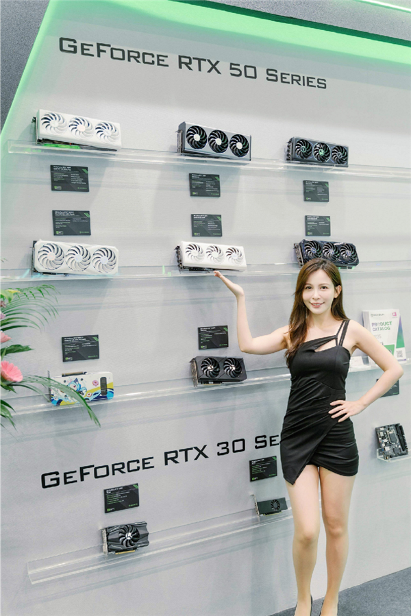 直击铭瑄COMPUTEX 2025（三）：铭瑄 GeForce RTX 50 系列等重磅显卡阵容火热展出中！