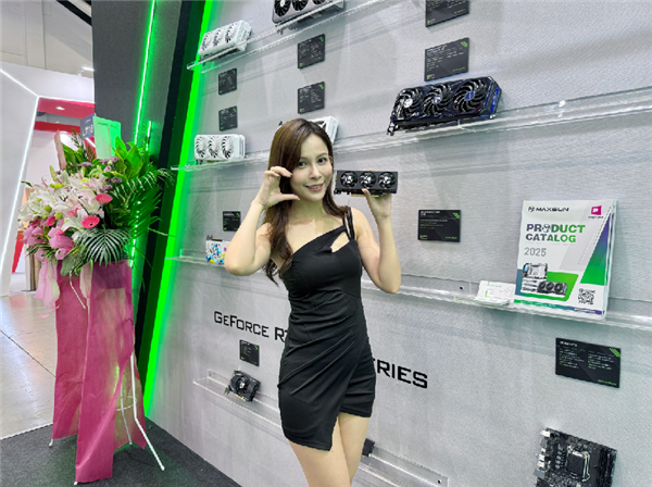 直击铭瑄COMPUTEX 2025（三）：铭瑄 GeForce RTX 50 系列等重磅显卡阵容火热展出中！