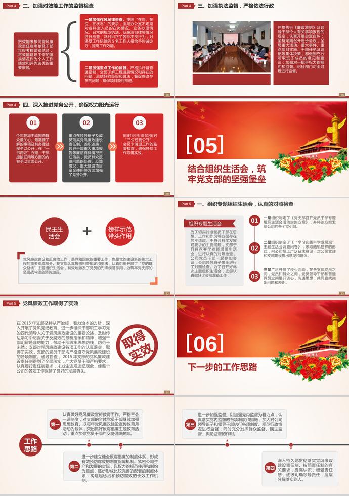 玫红色单位党风廉政建设报告