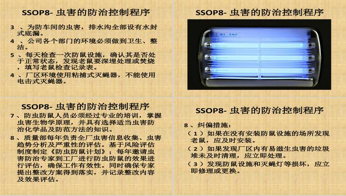 食品工厂标准卫生操作规范PPT模板