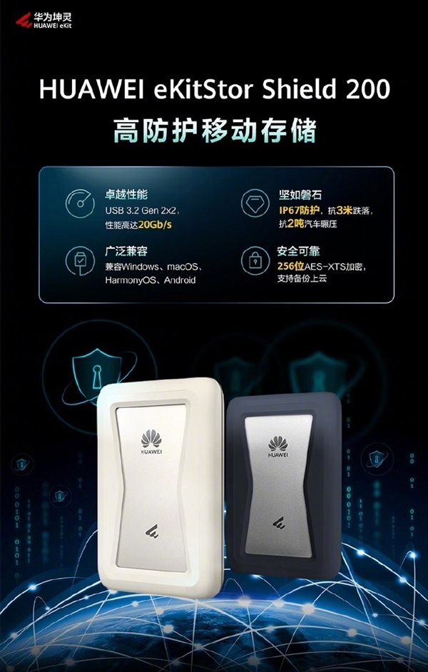 华为推新固态硬盘：速度2000MB/s 1TB版本769元