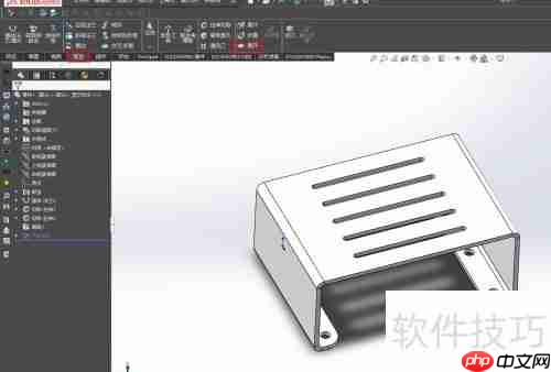 SolidWorks钣金展开下料图教程