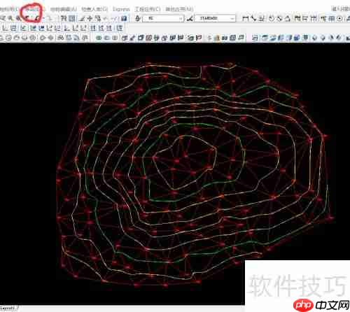 CASS方格网法计算两期土方量教程
