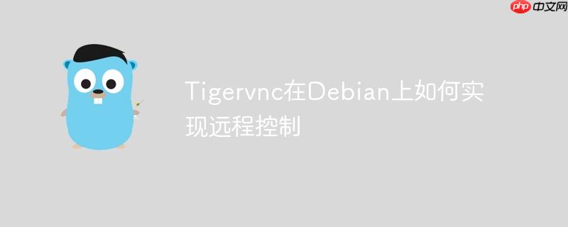 tigervnc在debian上如何实现远程控制