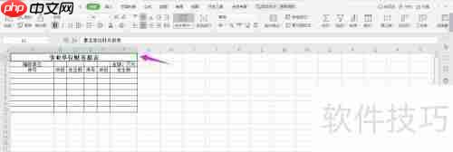 事业单位财务报表Excel样式模板下载