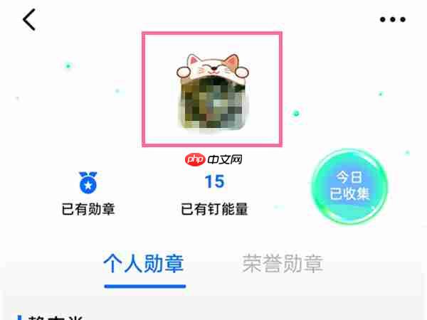 钉钉头像挂件怎么取消