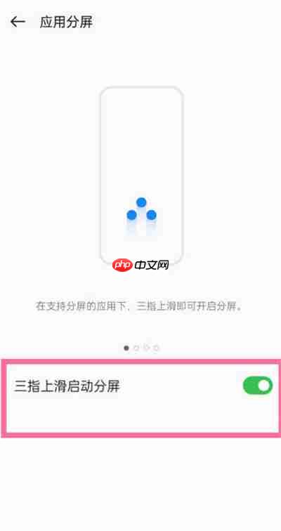 真我gt2大师探索版分屏功能怎么开启