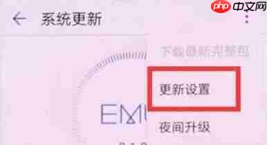 在荣耀8xmax中怎么关闭系统自动更新？关闭系统自动更新的方法介绍