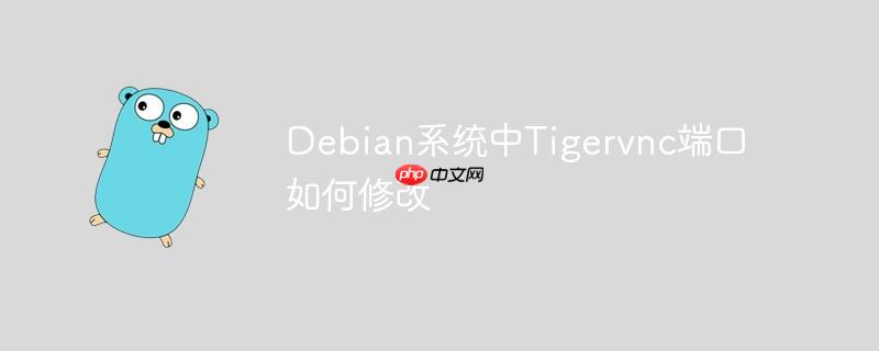 debian系统中tigervnc端口如何修改