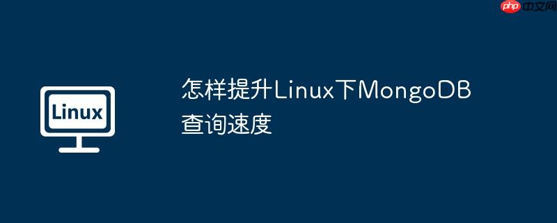 怎样提升linux下mongodb查询速度