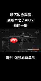 暗区突围无限武器梯度怎么排-暗区突围无限武器梯度排行榜介绍