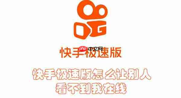 快手极速版怎么让别人看不到我在线