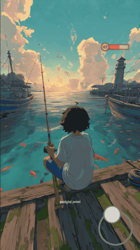 吉卜力风手游爆火 可灵+Midjourney生成的！教程已出 支持复刻